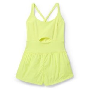 FP Movement  Righteous Runsie Romper - Women's in Sour Citrus NTW  SEXY ATHLETIC